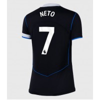 Camiseta Chelsea Pedro Neto #7 Tercera Equipación Replica 2025-26 para mujer mangas cortas